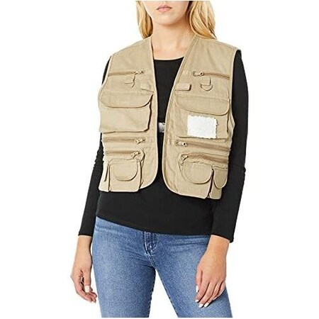 Crystal River CR Utility Vest Tan Med CR/FV1-M